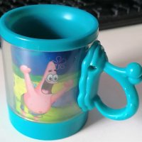 McDonalds Sponge Bob 2012 чаша с вградена въртележка, снимка 2 - Колекции - 34962804