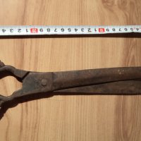 Голяма кована ножица, снимка 3 - Антикварни и старинни предмети - 26396397