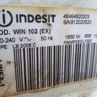 Продавам пералня Indesit WIN 102 на части , снимка 2 - Перални - 32871861