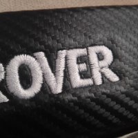 Черни карбон кожа калъфи протектори за колан с емблема и надпис на Ланд Ровър Land Rover кола автомо, снимка 7 - Аксесоари и консумативи - 43682895