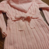 Детска розова жилетка, снимка 2 - Детски пуловери и жилетки - 43940641