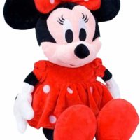 Играчка Minnie and Mickey - Disney, Плюшена, Червена рокля, 30 см, снимка 1 - Плюшени играчки - 37092896