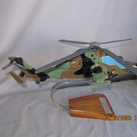 дървен вертолет EUROCOPTER EC - 665 TIGER HAP, снимка 10 - Колекции - 27818963