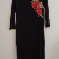 Черна рокля, снимка 1 - Рокли - 34619658