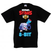Детска тениска Brawl Stars 8-bit, снимка 1 - Детски тениски и потници - 32919599