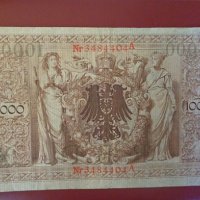 Reichsbanknote Германия 1000 Марк 21 април 1910 г., снимка 2 - Нумизматика и бонистика - 28772596