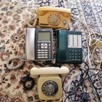 Стари телефони, снимка 1 - Стационарни телефони и факсове - 38102291