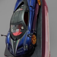 Метален реалистичен модел на Pagani Huayra, снимка 2 - Коли, камиони, мотори, писти - 43493014