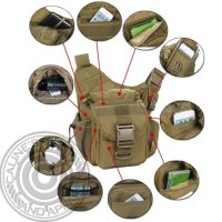 тактическа чанта водоустойчива гумирана от вътре USA Tactikal KOMBAT, снимка 11 - Чанти - 42943961