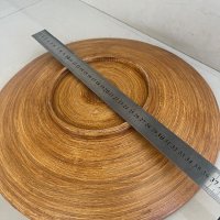 Дървена фруктиера голяма чиния, снимка 4 - Декорация за дома - 42985301