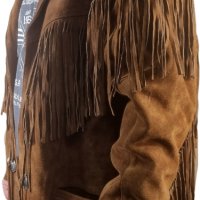 №3019 "American Legend" НОВО Мъжко велурено индиянско яке, снимка 2 - Якета - 38774341