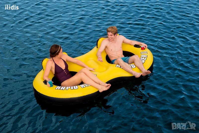 Надуваемо плуващо кресло за двама Bestway cooler rapid rider, снимка 1