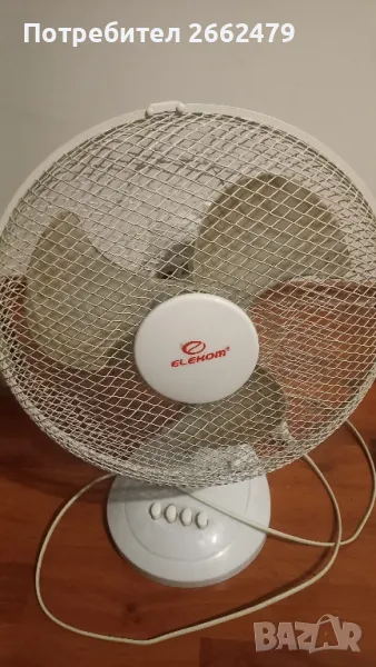 Продавам настолен вентилатор., снимка 1
