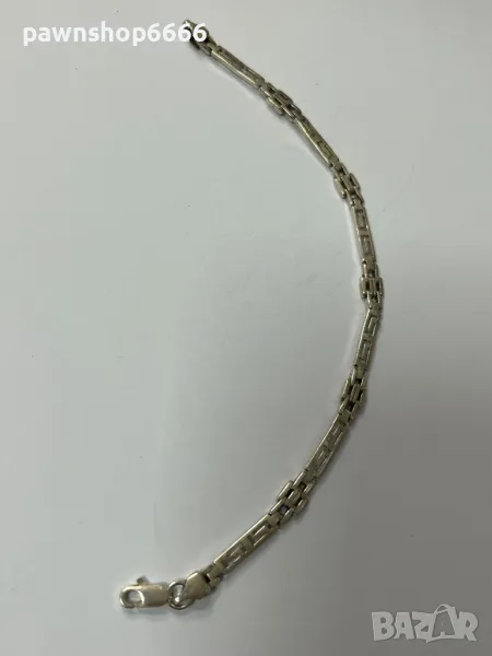 Сребърна гривна , снимка 1