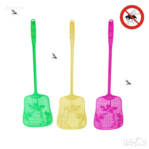 5951 Голяма палка за мухи мухобойка, 49 см, снимка 1