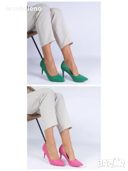 Дамски класически обувки на висок ток от еко кожа Mikolada, 2цвята , снимка 1