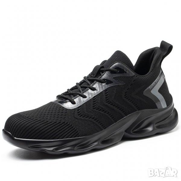 Работни обувки с метално бомбе - уникално леки от дишащ материал (Модел 276), снимка 1