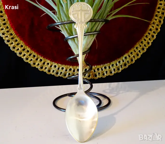 Посребрена лъжица Норвегия. , снимка 1