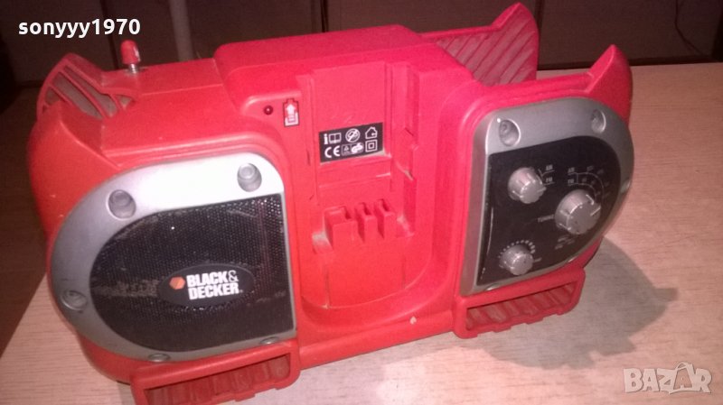 black & decker строително радио-внос швеицария, снимка 1