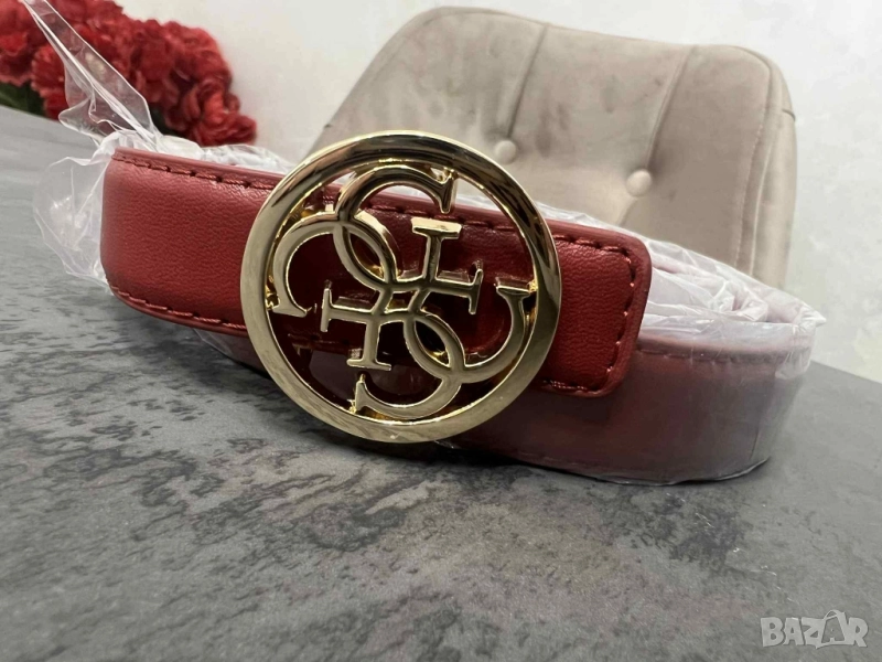 Червен/бордо колан Guess , снимка 1
