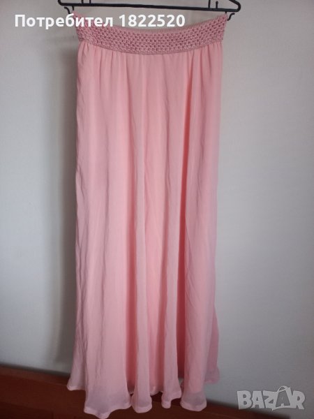 Розова дълга пола , снимка 1