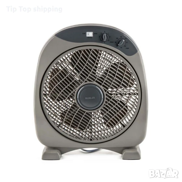 Подов вентилатор Muhler SMX-1235 – 12'', 35W, с бокс и таймер за удобен контрол, снимка 1