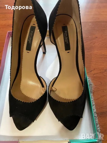 Черни официални обувки ZARA , снимка 1