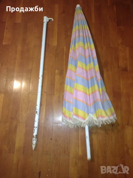 Плажен / градински чадър, снимка 1