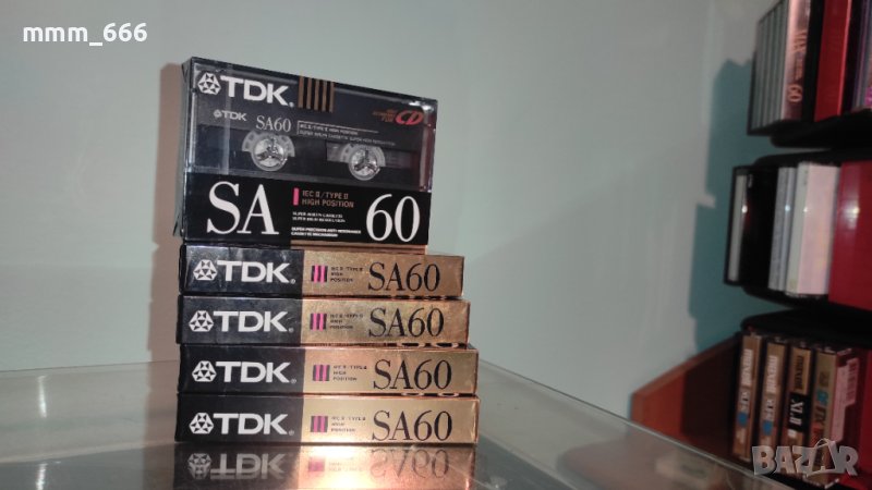 Аудио касети TDK SA-60, снимка 1
