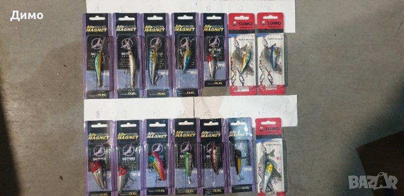 Воблери сет лаврак Duel Aile Magnet, снимка 1