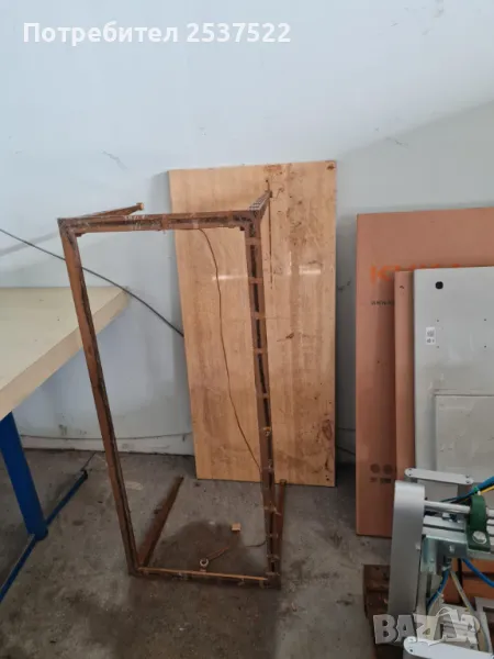 Маса от месинг с гранитен плот, снимка 1