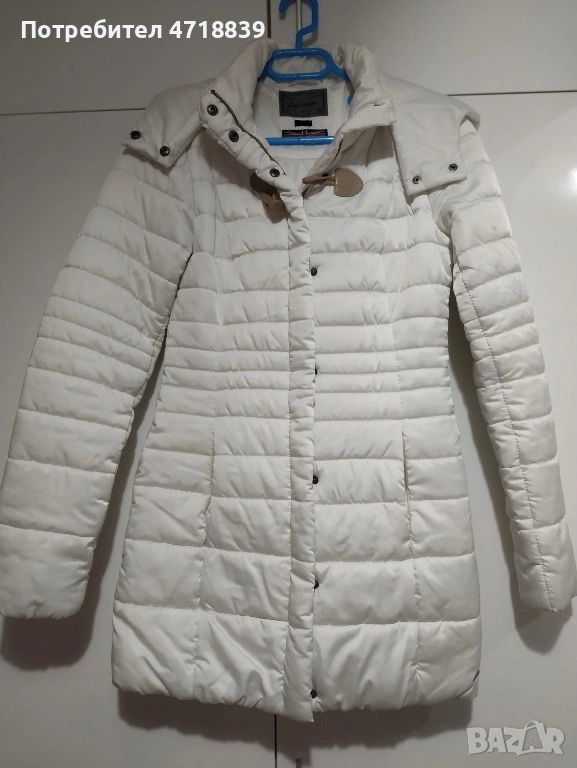 Бяло,зимно яке ХС, снимка 1