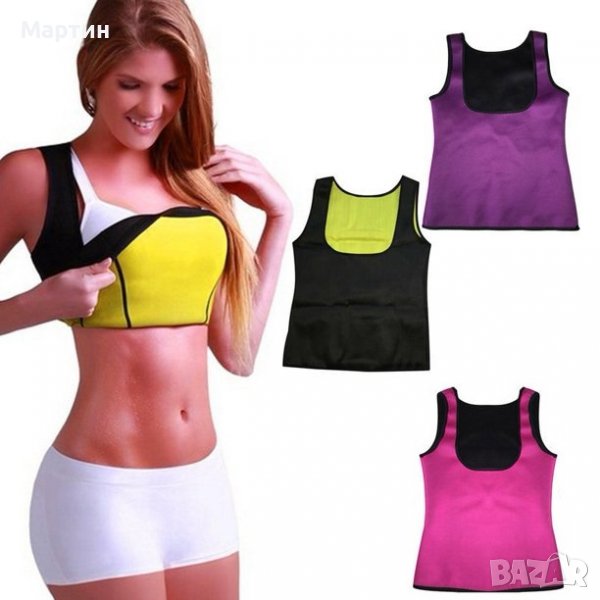 Дамска неопренова тениска за оформяне на тялото, снимка 1