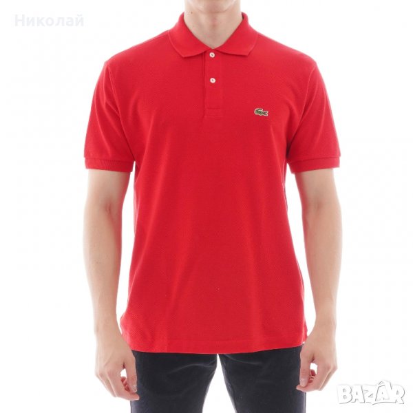Lacoste Classic Polo Тениска с Яка Лакост 5 L, снимка 1