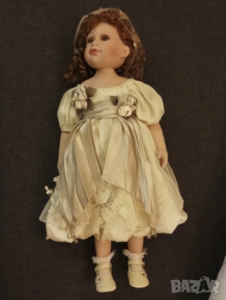 Ръчно изработена керамична,кукловодна кукла 60 см. , снимка 1