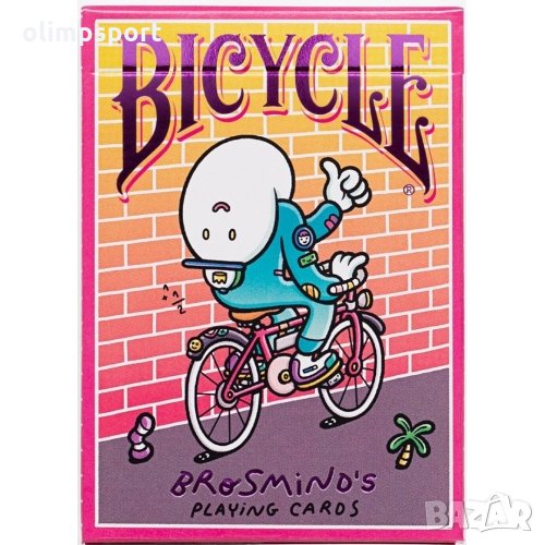карти за игра BICYCLE BROSMIND FOURGANGS нови  Проектирани от дизайнерско бюро в Барселона, тези кар, снимка 1