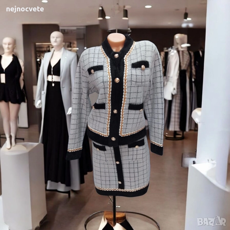 Дамски комплект от две части-туйд, снимка 1