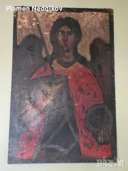 Стара икона на свети Архангел., снимка 1