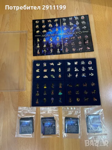 Медальон, висулка хороскоп, колекция от 48 бр., снимка 1