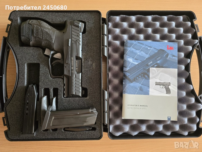 Продавам пистолет HK SFP9-SK,  кал.9х19, снимка 1