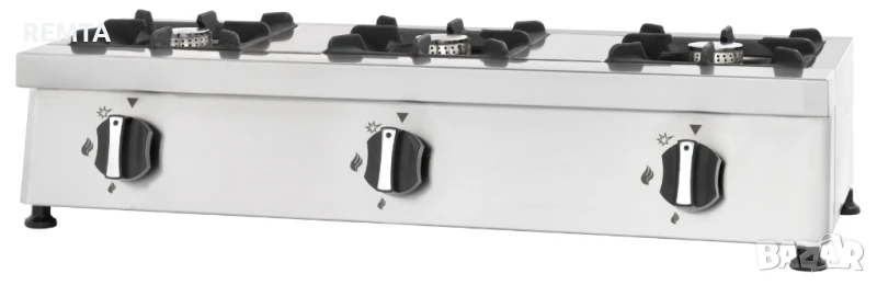 Газов котлон с 3 горелки (10,5 kW) 87х39 см, снимка 1