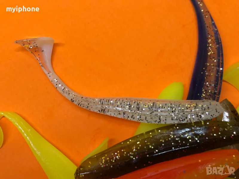 QXO 10 бр./Партида Меки примамки Силиконова стръв 7 см 2 г  за риболов , снимка 1