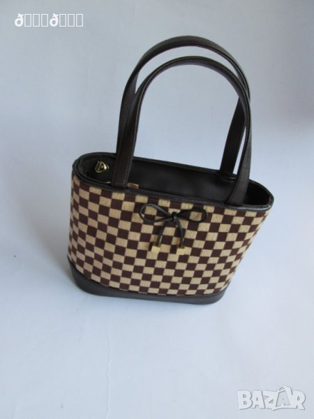 Louis Vuitton мини чанта каре кафяво, снимка 1