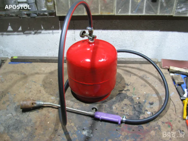  	Газова бутилка в комплект с горелка, снимка 1