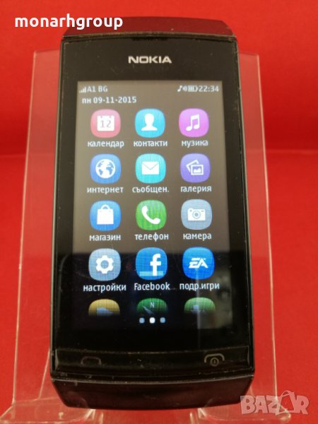 телефон Nokia Asha 306 /мтел/, снимка 1