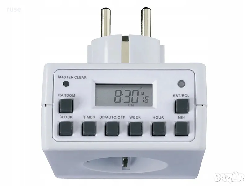 НОВИ! Цифров контакт с таймер програмируем седмичен IP20 , снимка 1