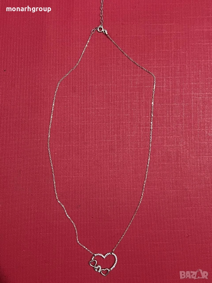 Сребърен гердан, снимка 1