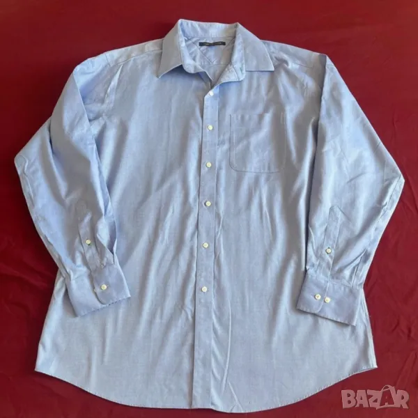 Мъжка риза Tommy Hilfiger размер L синя, снимка 1