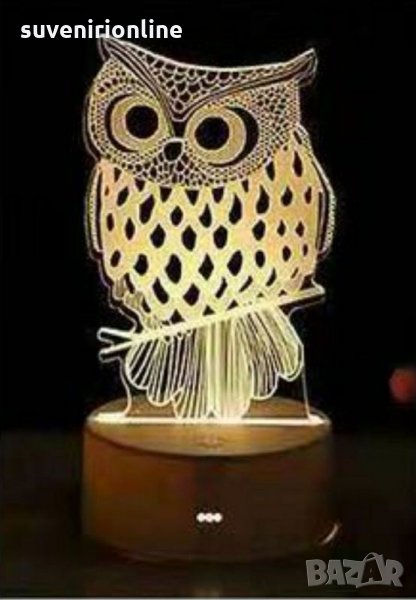 3 d лед лампа , снимка 1