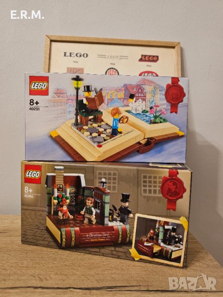 Комплект Lego 40410 Charles Dickens и 40291 Hans Christian Andersen , снимка 1